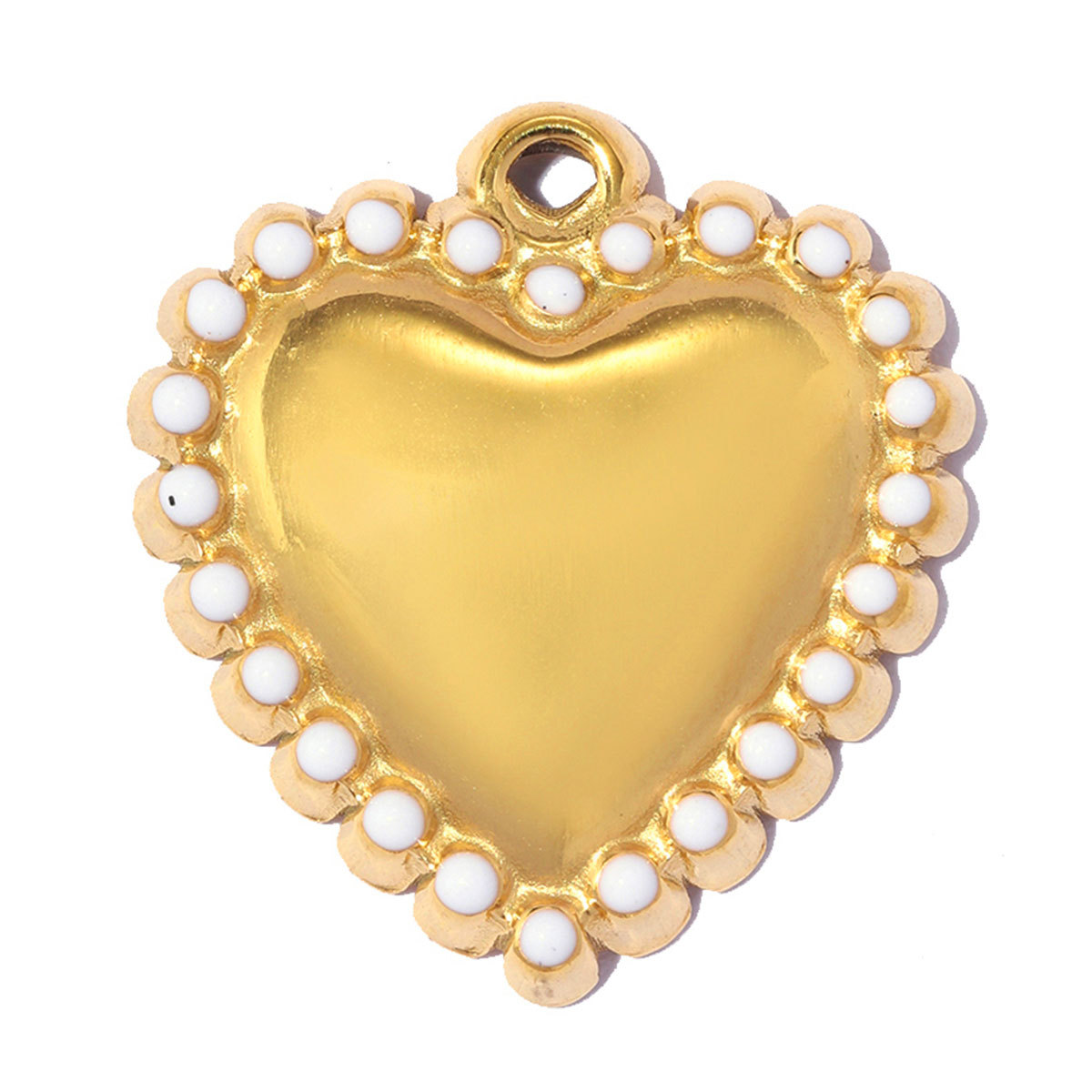6pcs/pack Stainless Steel Rhinestone Love Heart DIY Earring Charms Flower Key Necklace Pendants Enamel Shoe Accessory Wholesale