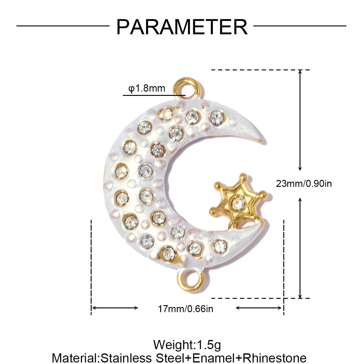 6pcs/pack Stainless Steel 3D Boxing Gloves Globe DIY Charms Evil Eye Shell Necklace Pendant Moon Star Shoe Accessory Wholesale