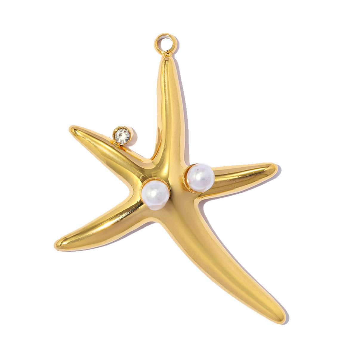 6pcs/pack Stainless Steel Enamel Fish Jellyfish DIY Earring Charms Shell Conch Coral Necklace Pendants Woman Starfish Jewelry Wholesale