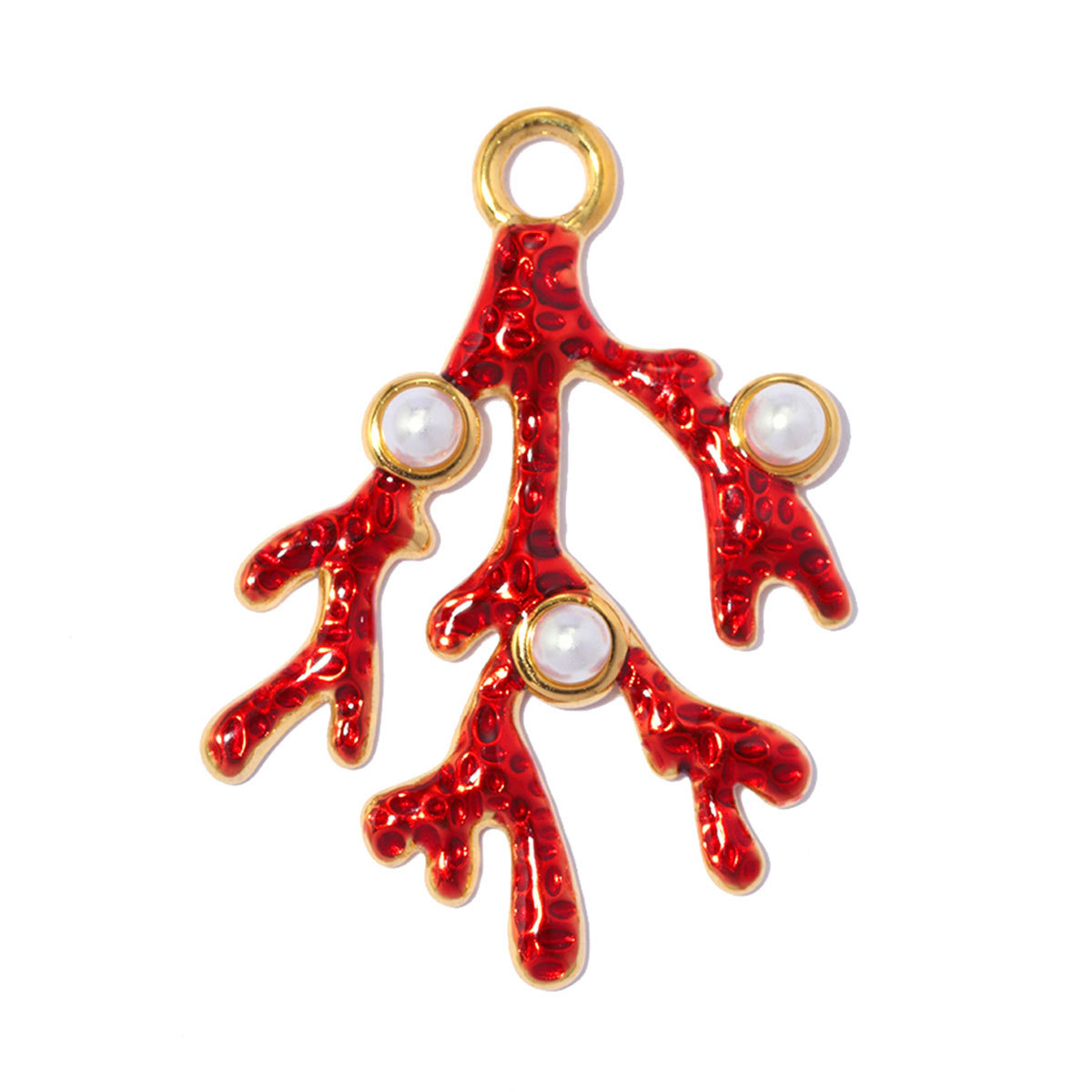 6pcs/pack Stainless Steel Enamel Fish Jellyfish DIY Earring Charms Shell Conch Coral Necklace Pendants Woman Starfish Jewelry Wholesale