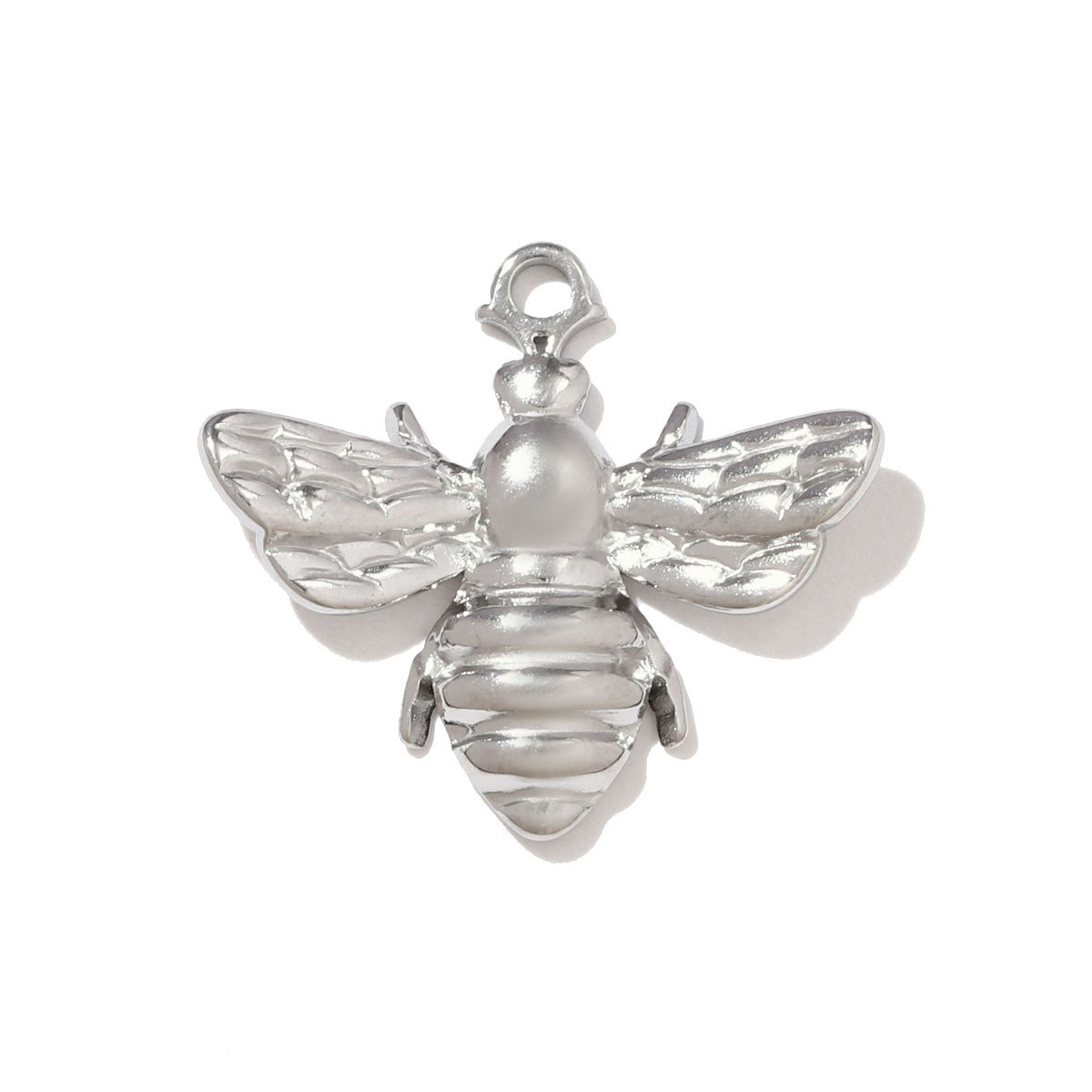 6pcs/pack Fashion Stainless Steel 3D Lock Bee DIY Charms Glasses Buddha Head Necklace Pendants Women Kettle Corgi Dog Jewelry