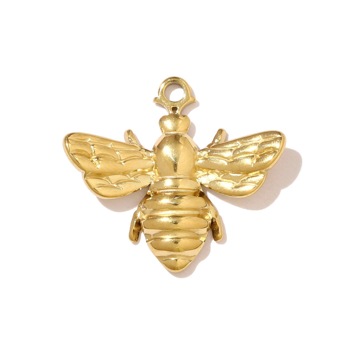 6pcs/pack Fashion Stainless Steel 3D Lock Bee DIY Charms Glasses Buddha Head Necklace Pendants Women Kettle Corgi Dog Jewelry