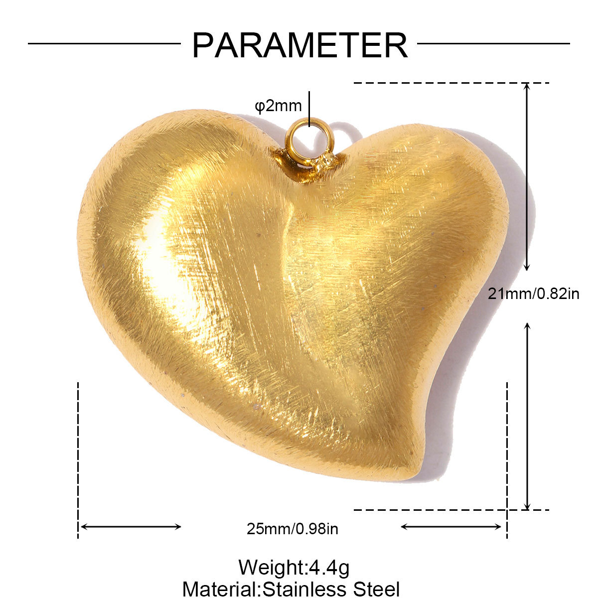 6pcs/pack Stainless Steel Rhinestone Square DIY Charms Brush Love Heart Necklace Pendants Woman Moon Star Jewelry Wholesale