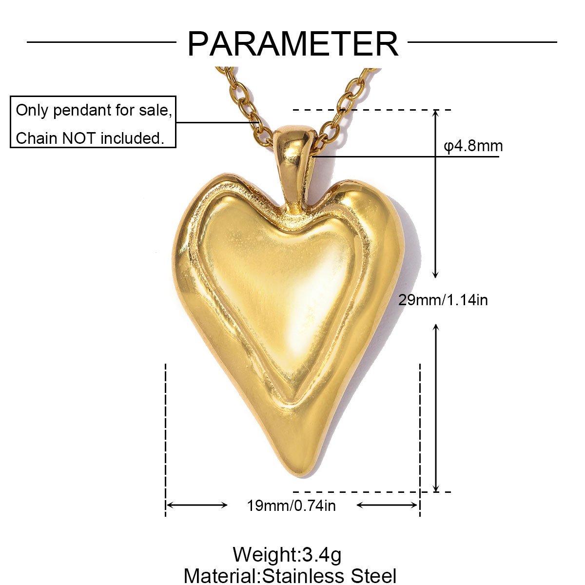 6pcs/pack Stainless Steel Rhinestone Love Heart DIY Charms Moon Star Necklace Pendants Woman Star Sunflower Jewelry Wholesale