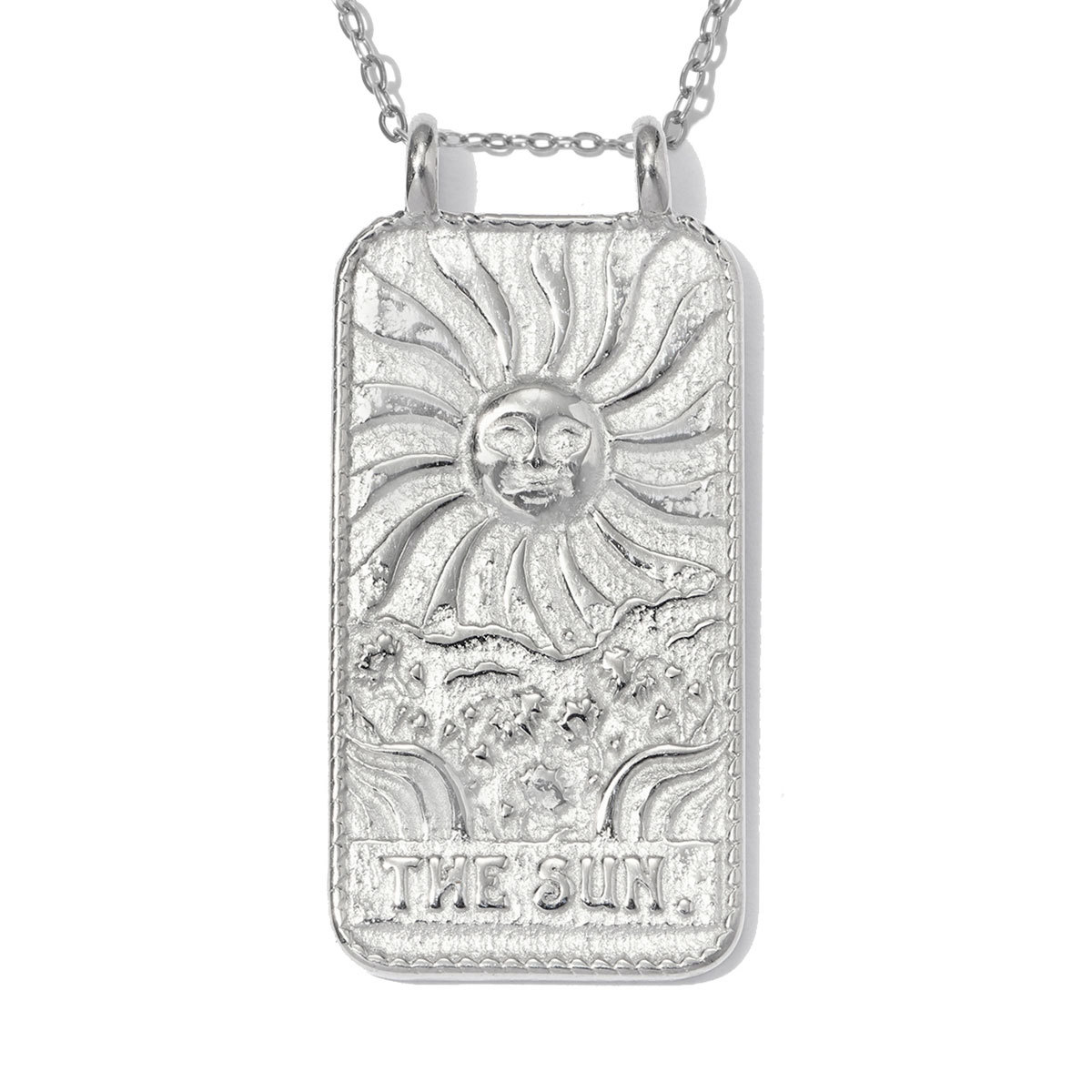 6pcs/pack Stainless Steel Tarot Cards Cross Hand DIY Charms Rhinestone Moon Star Sun Necklace Pendants Woman Heart Mask Jewelry
