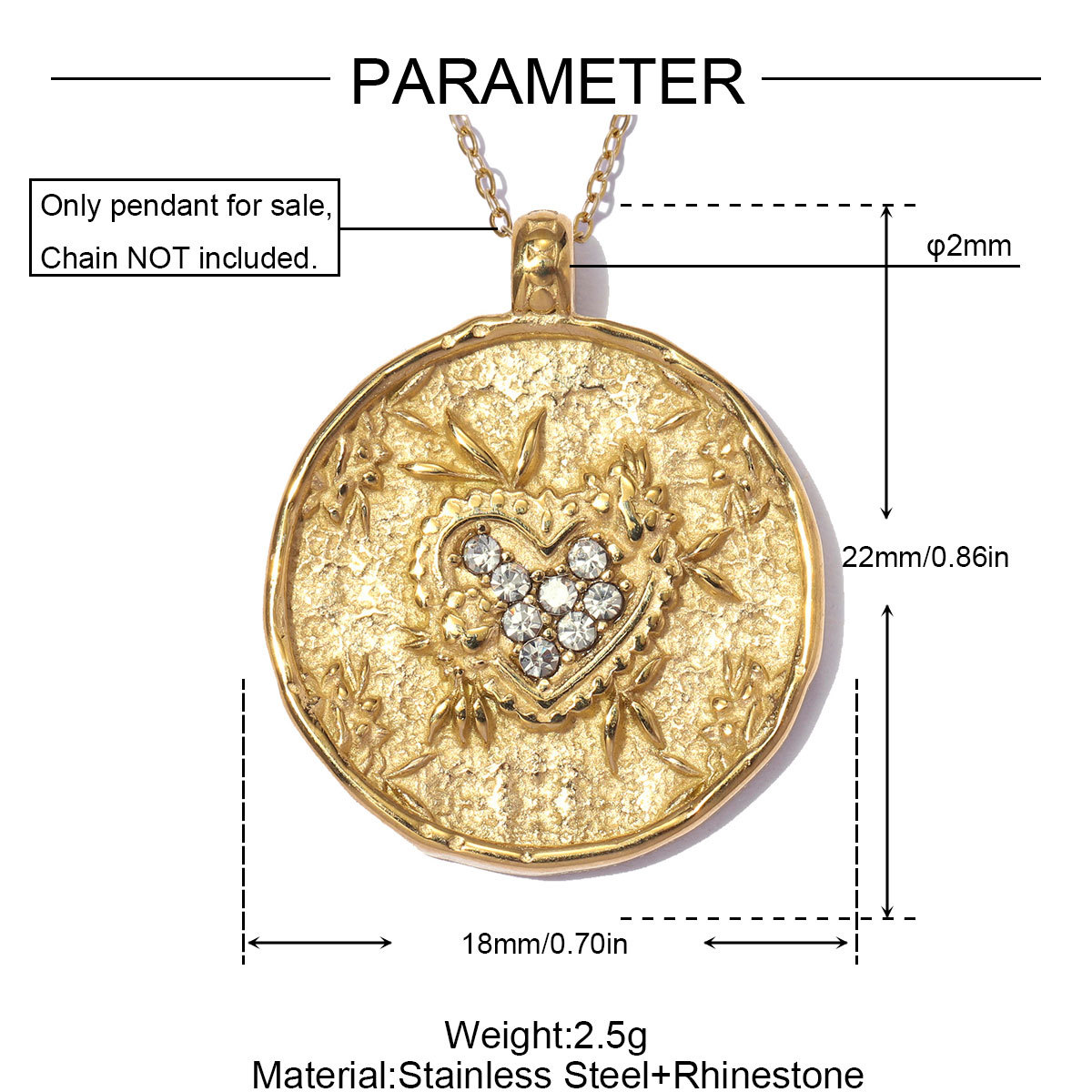6pcs/pack Stainless Steel Rhinestone Tarot Cards Moon Star DIY Charms Cross Hand Necklace Pendants Woman Flower Mask Jewelry