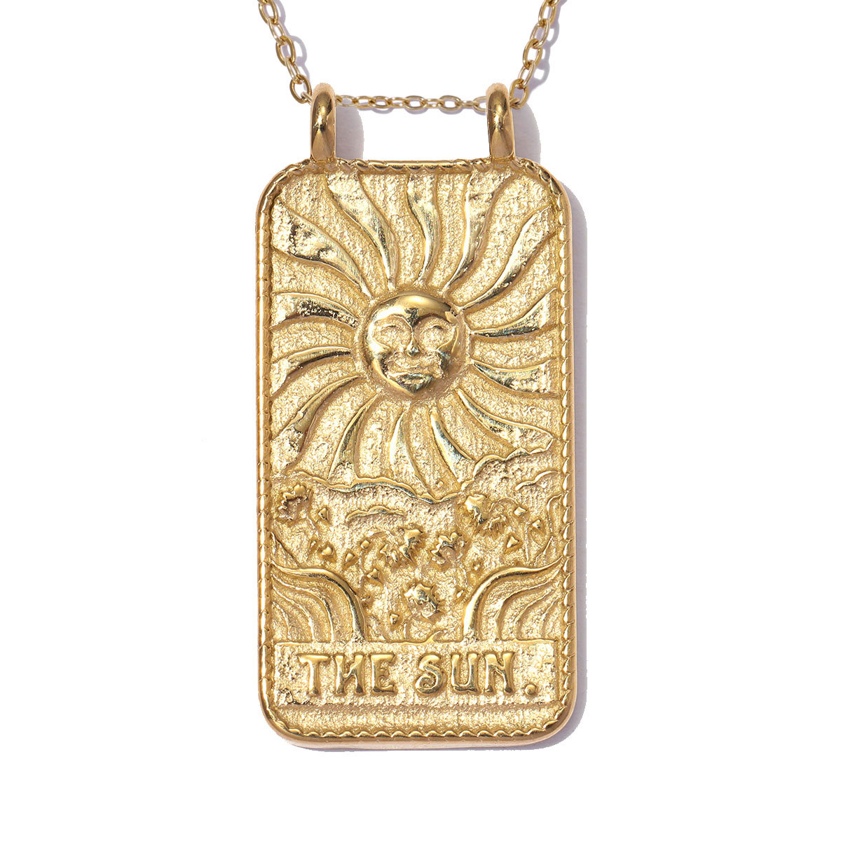 6pcs/pack Stainless Steel Rhinestone Tarot Cards Moon Star DIY Charms Cross Hand Necklace Pendants Woman Flower Mask Jewelry