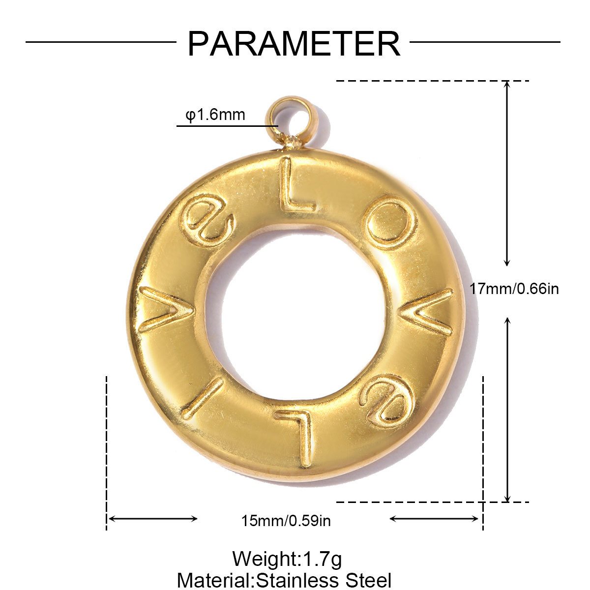 6pcs/pack Stainless Steel 3D Globe DIY Charms Airplane Passport Circle Necklace Pendants Woman Enamel Wolf Teeth Jewelry Wholesale