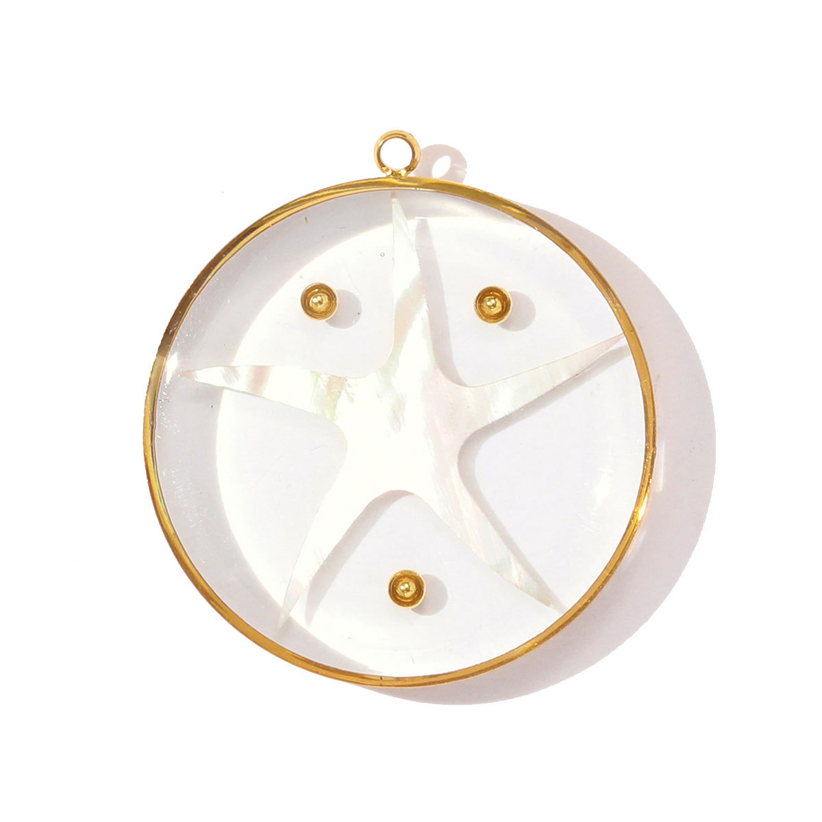 6pcs/pack French Stainless Steel Abalone Love Heart Star DIY Earring Charms Butterfly Necklace Pendant Women Enamel Starfish Jewelry