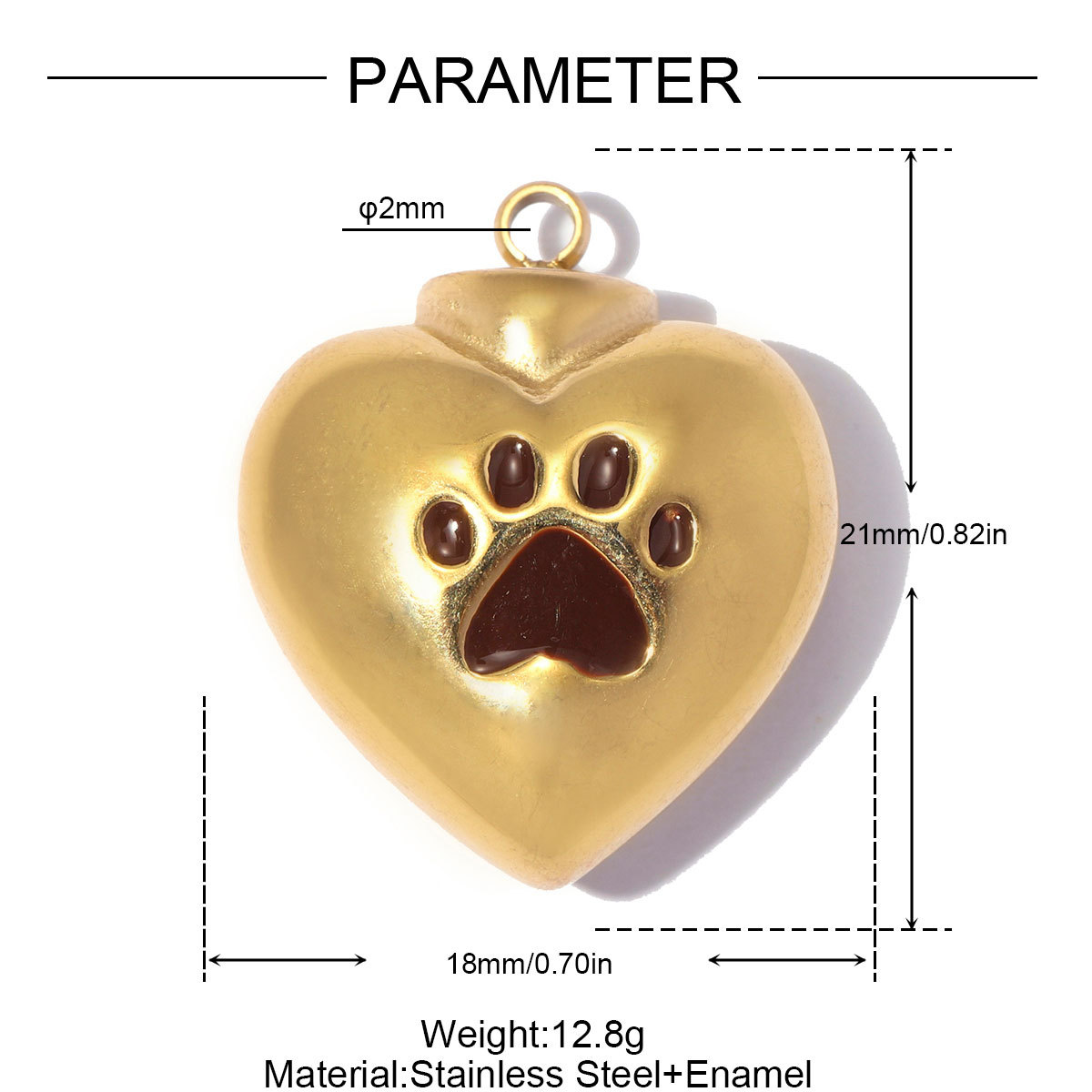 6pcs/pack Stainless Steel Enamel Boy Fox DIY Earring Charms Dog Paw Bone Necklace Pendants Woman Forg Leopard Jewelry Wholesale