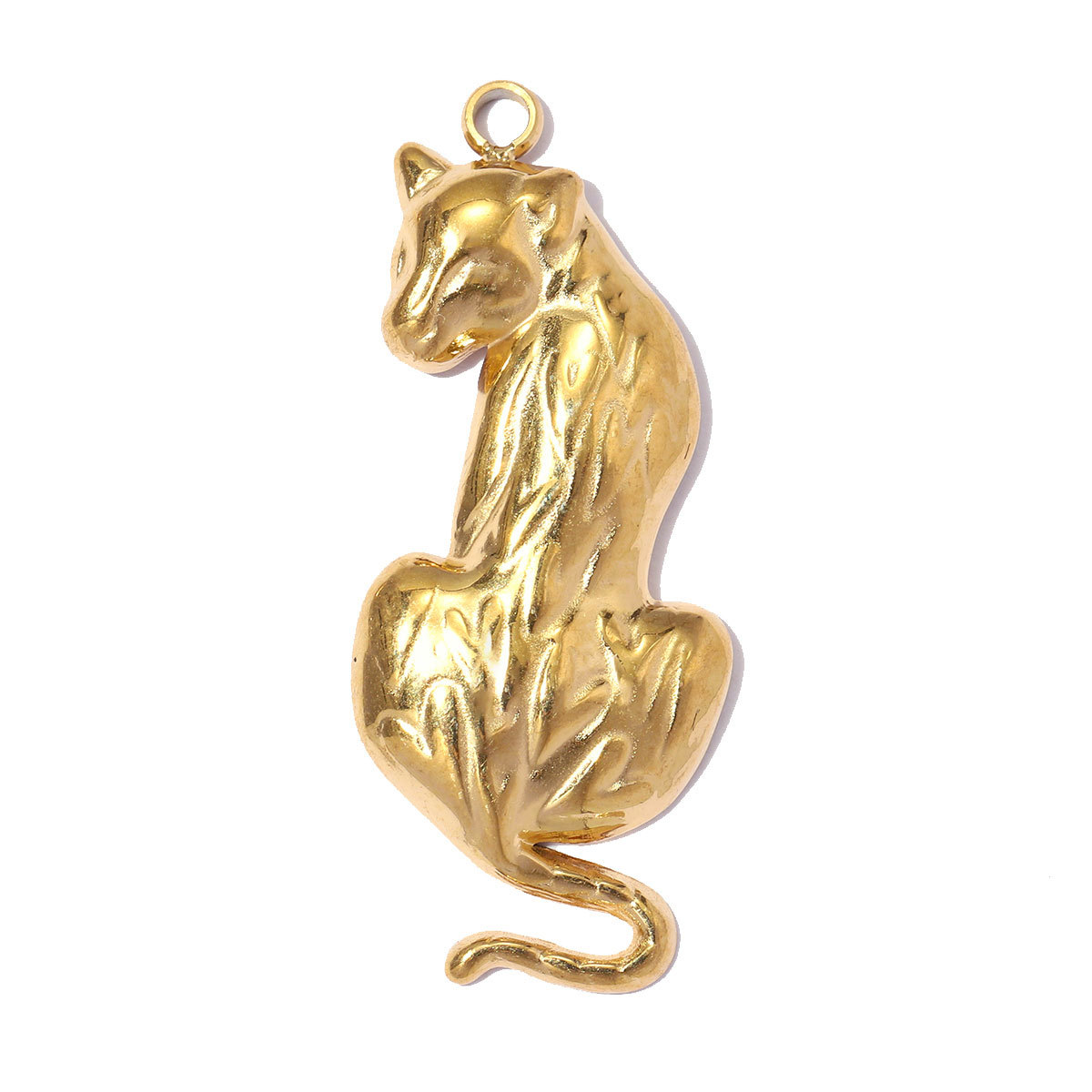 6pcs/pack Stainless Steel Enamel Boy Fox DIY Earring Charms Dog Paw Bone Necklace Pendants Woman Forg Leopard Jewelry Wholesale