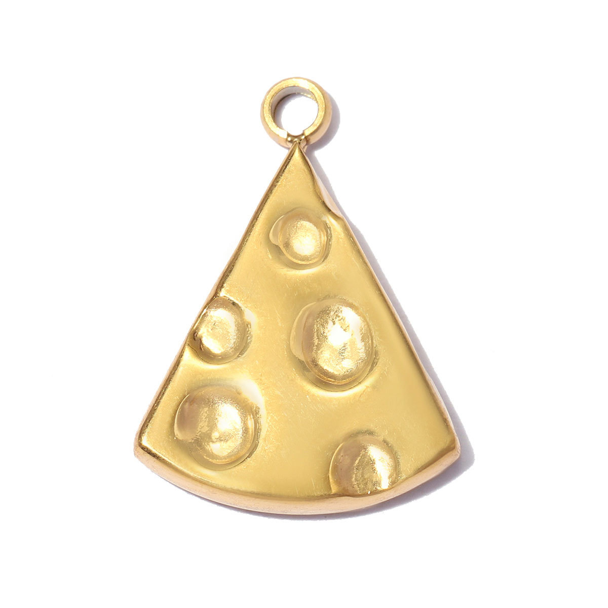 6pcs/pack Stainless Steel Resin Cherry DIY Bracelet Charms Cheese Ice Cream Cone Necklace Pendants Woman Hazelnut Shoe Accessory