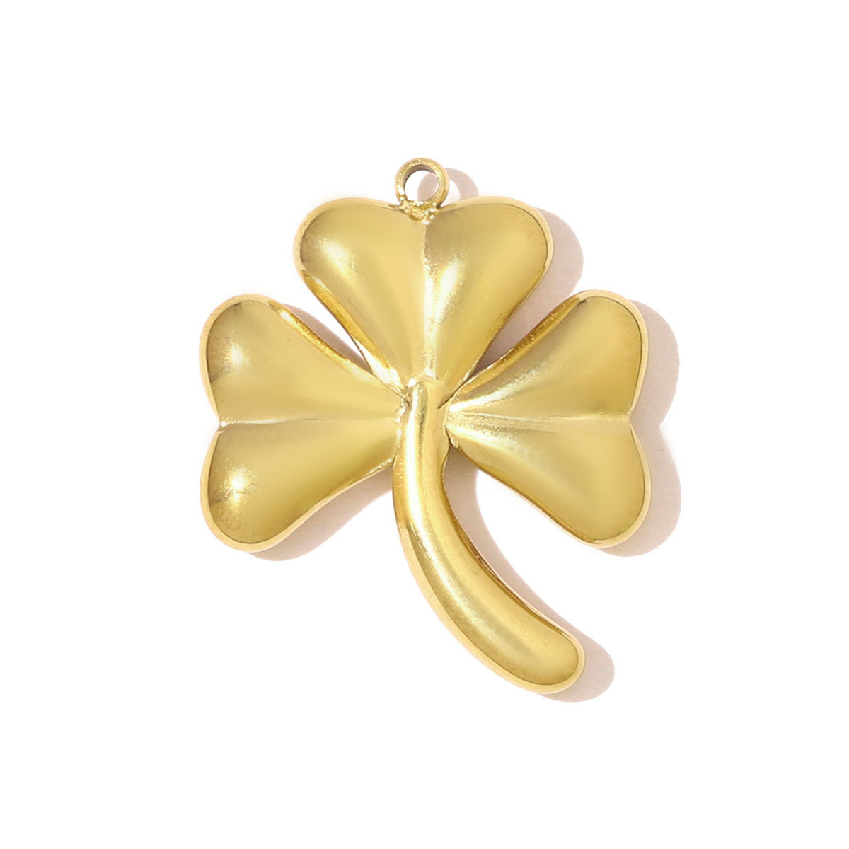 6pcs/pack Fashion Stainless Steel Clover Infinitial Knot DIY Charms Rhinestone Rose Lucky Eye Necklace Pendants Women Love Heart Jewelry
