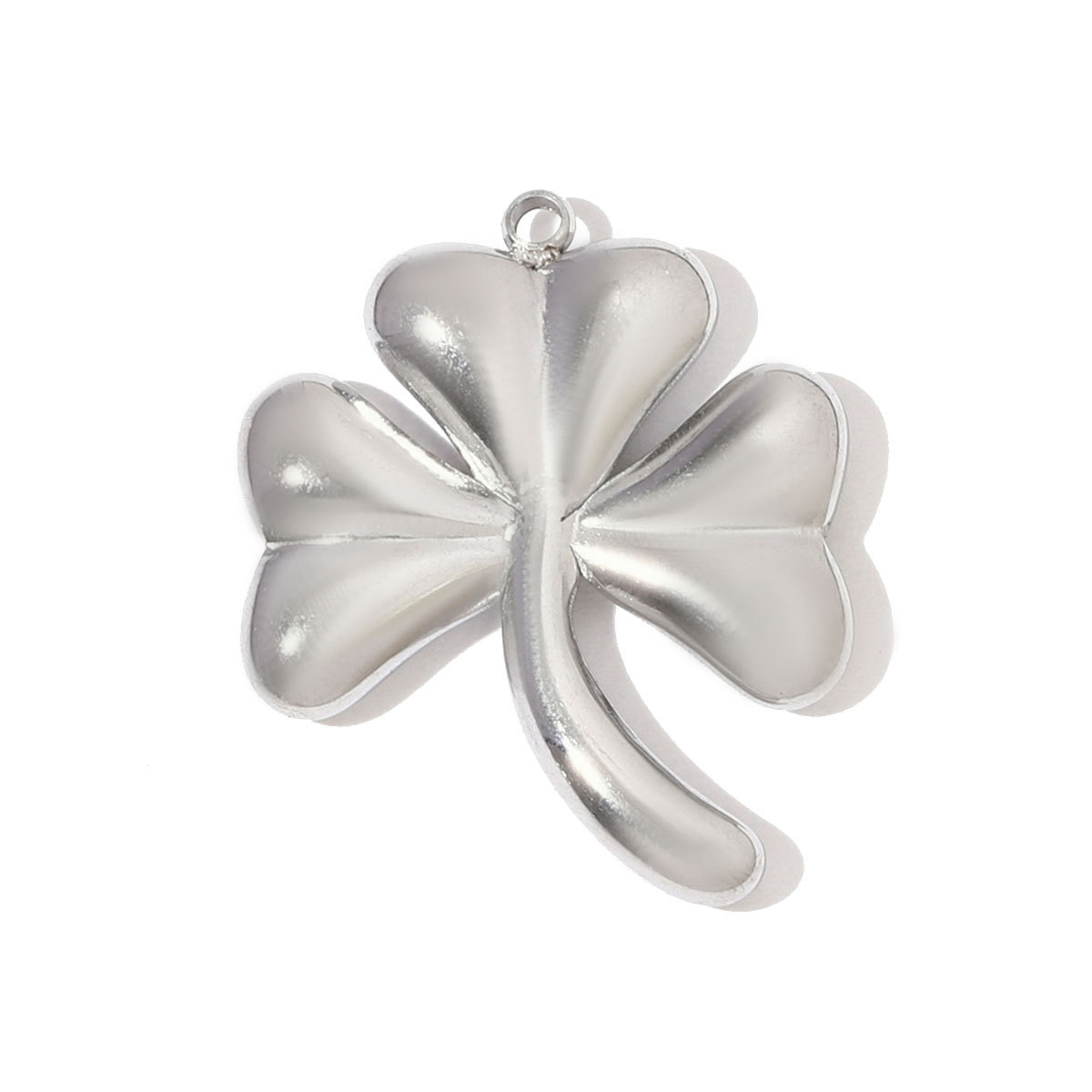 6pcs/pack Fashion Stainless Steel Squarrel Leaf DIY Charms Rhinestone Rose Daisy Necklace Pendants Women Octagram Star Sun Jewelry