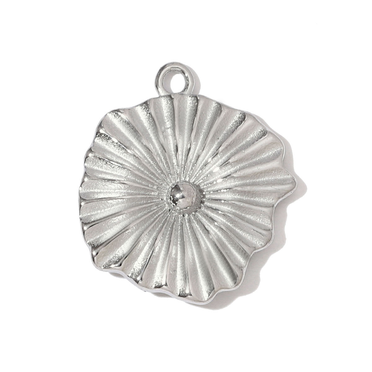 6pcs/pack Fashion Stainless Steel Squarrel Leaf DIY Charms Rhinestone Rose Daisy Necklace Pendants Women Octagram Star Sun Jewelry
