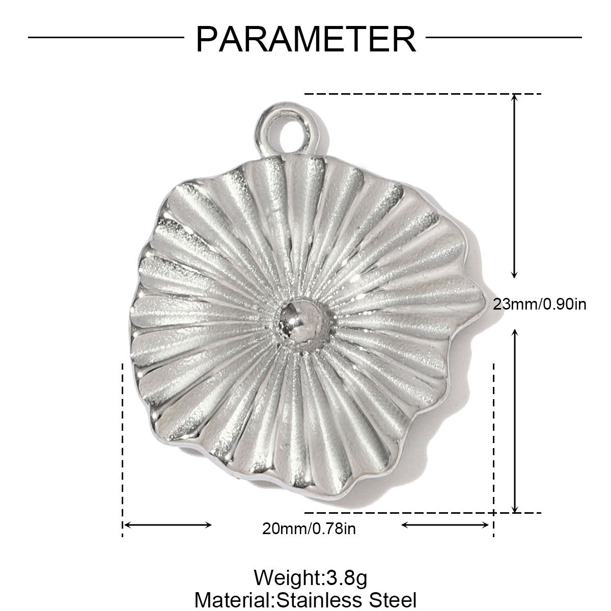 6pcs/pack Fashion Stainless Steel Squarrel Leaf DIY Charms Rhinestone Rose Daisy Necklace Pendants Women Octagram Star Sun Jewelry