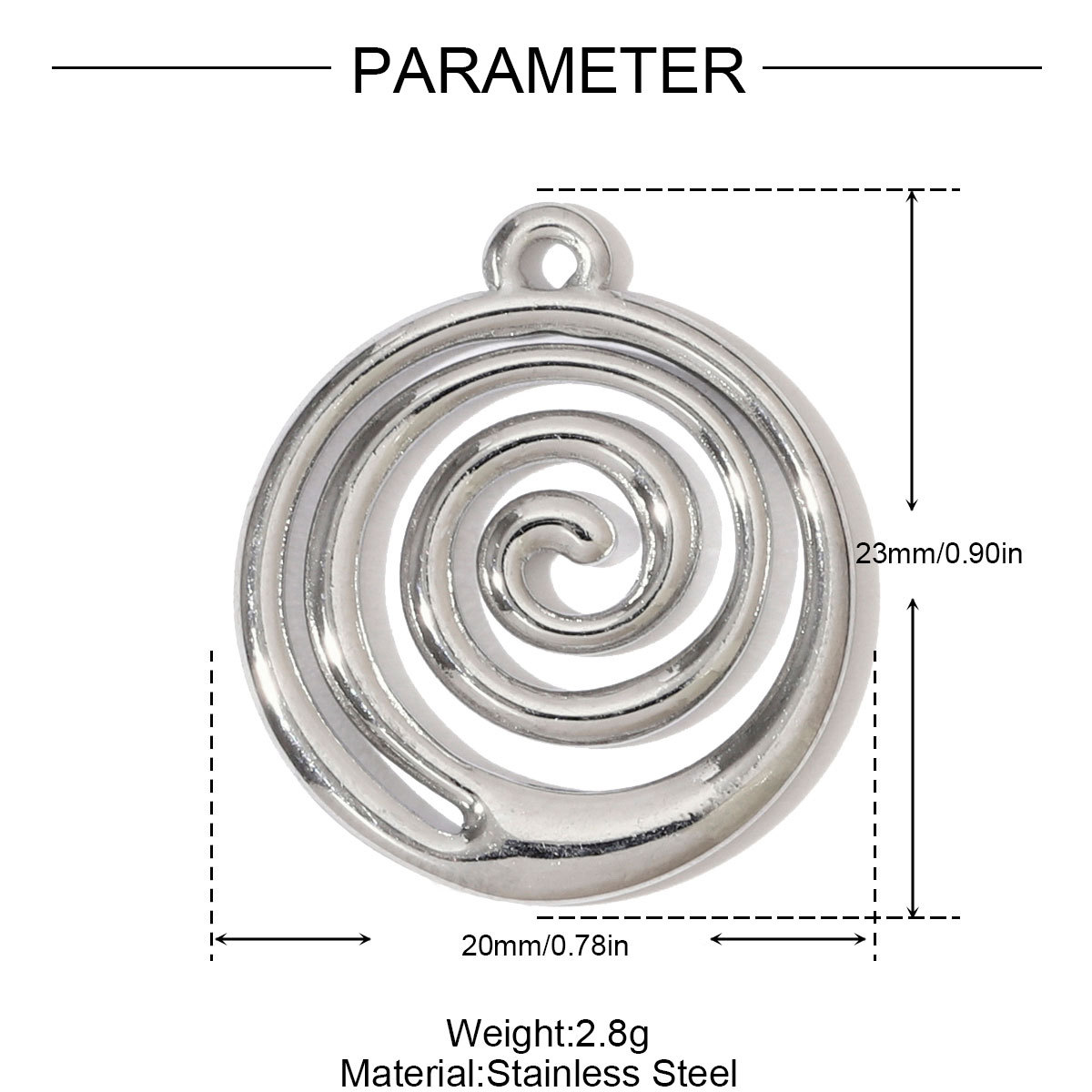 6pcs/pack Fashion Stainless Steel Squarrel Leaf DIY Charms Rhinestone Rose Daisy Necklace Pendants Women Octagram Star Sun Jewelry