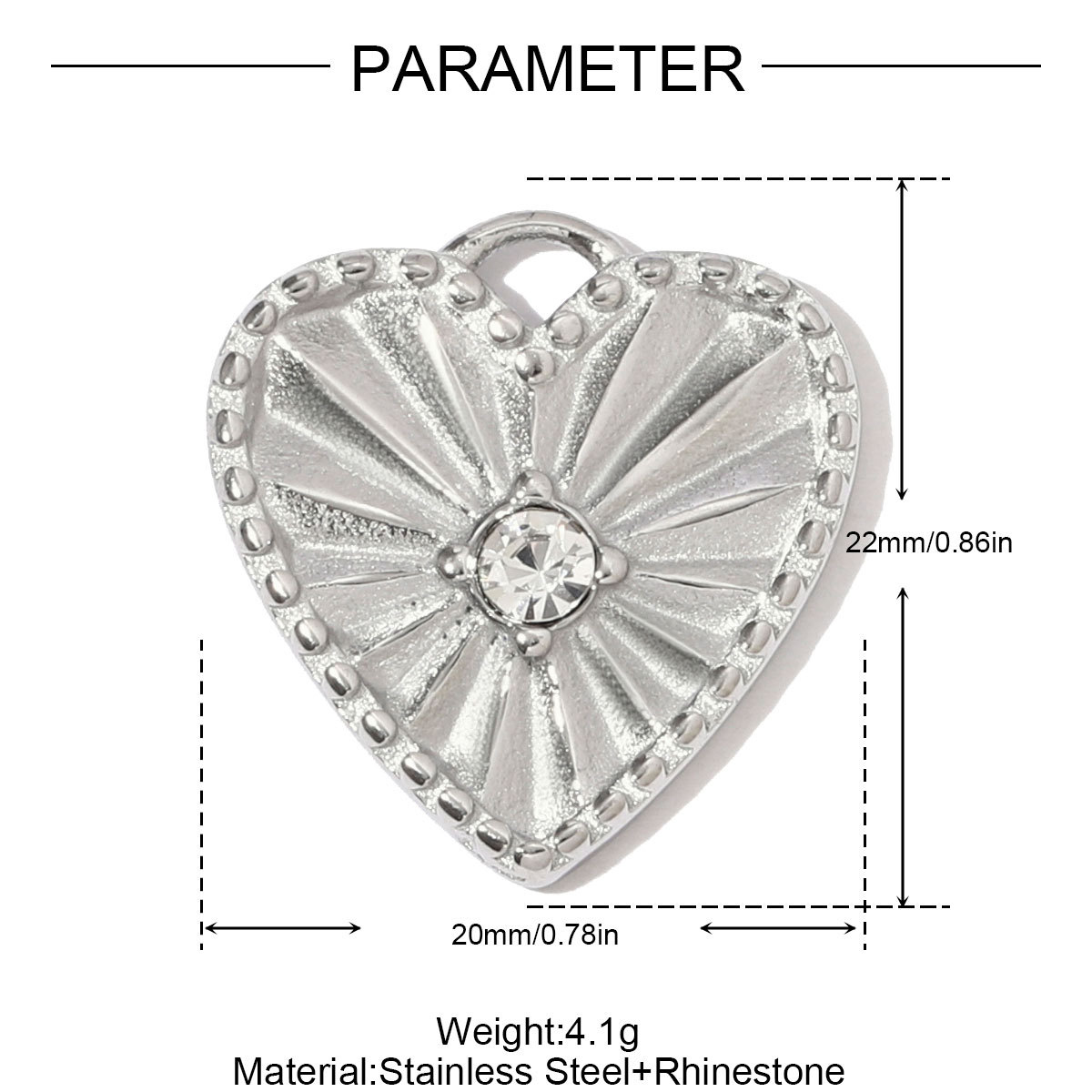 6pcs/pack Fashion Stainless Steel Squarrel Leaf DIY Charms Rhinestone Rose Daisy Necklace Pendants Women Octagram Star Sun Jewelry