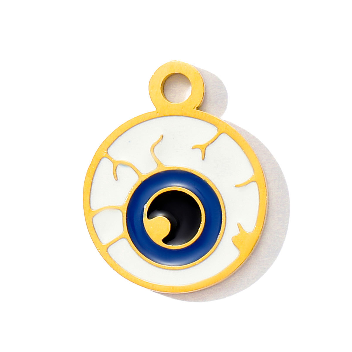 6pcs/pack Stainless Steel Enamel Pumpkin Ghost Necklace Pendant Mummy Vampire Witch Hat DIY Charms Halloween Owl Jewelry
