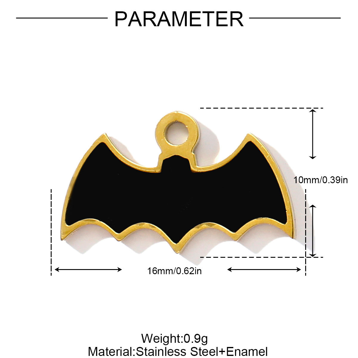 6pcs/pack Stainless Steel Enamel Pumpkin Ghost Necklace Pendant Mummy Vampire Witch Hat DIY Charms Halloween Owl Jewelry