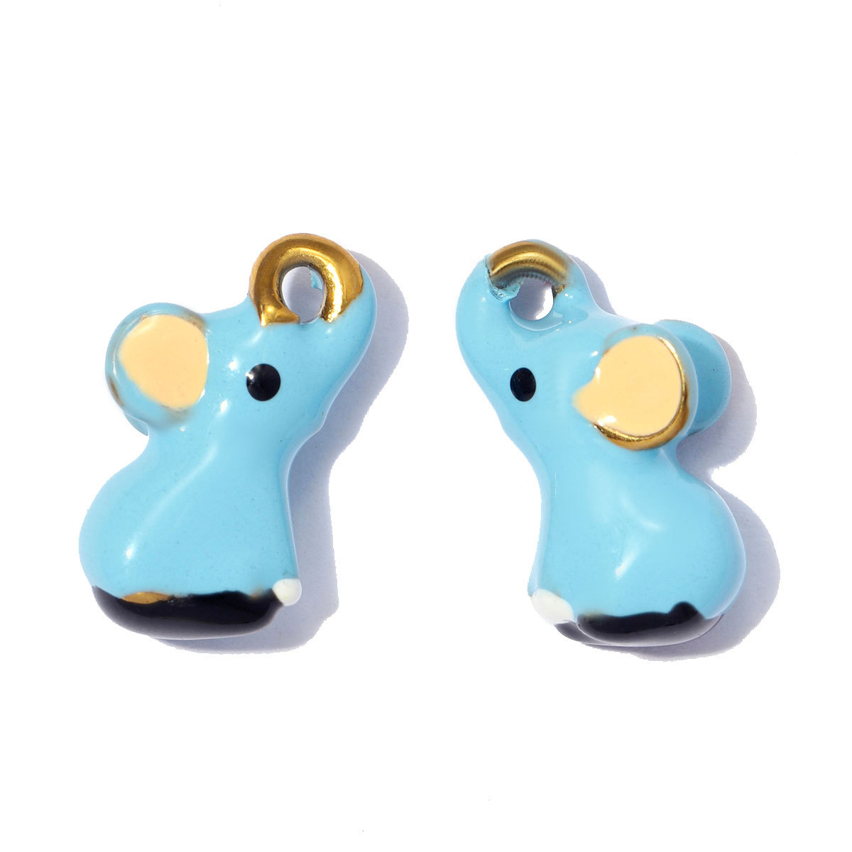 6pcs/pack Stainless Steel Enamel Mouse Sheep Cow DIY Bracelet Charms Bird Owl Necklace Pendants Woman Chill Star Shoe Accessory