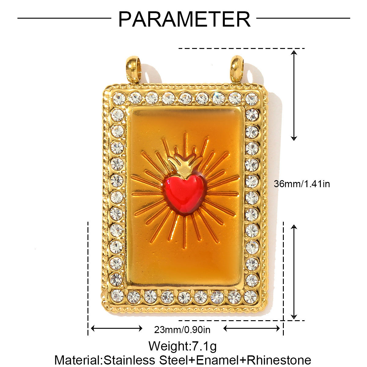 6pcs/pack Fashion Retro Stainless Steel Enamel Love Heart DIY Earring Charm Swallow Dove Necklace Pendant Women Cross Jewelry