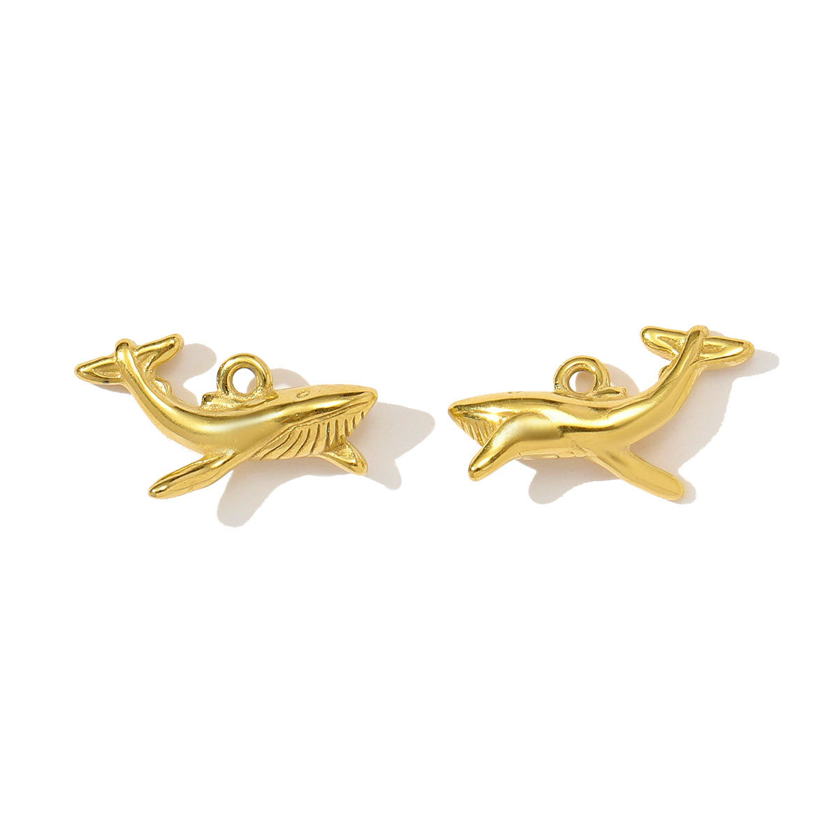 6pcs/pack Stainless Steel Sea Fish Pearl Starfish Necklace Pendant Shark Crab Turtle DIY Charm Women Anchor Mermaid Jewelry