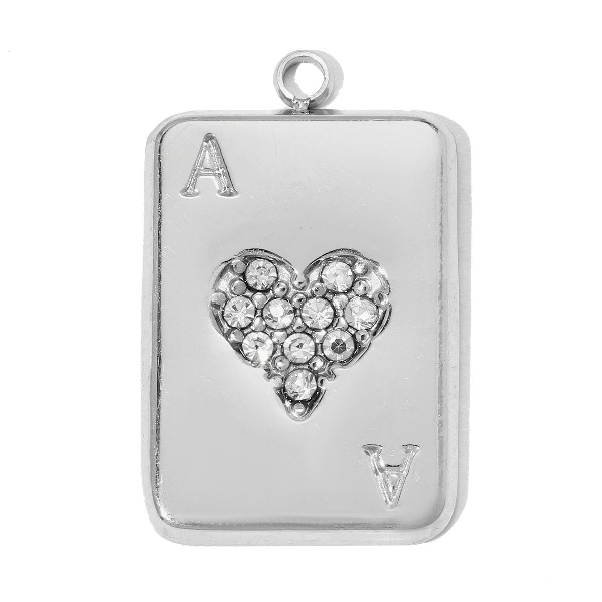 6pcs/pack Stainless Steel Sunflower Star DIY Bracelet Charms Rhinestone Heart Necklace Pendant Woman Sun Crab Jewelry Wholesale