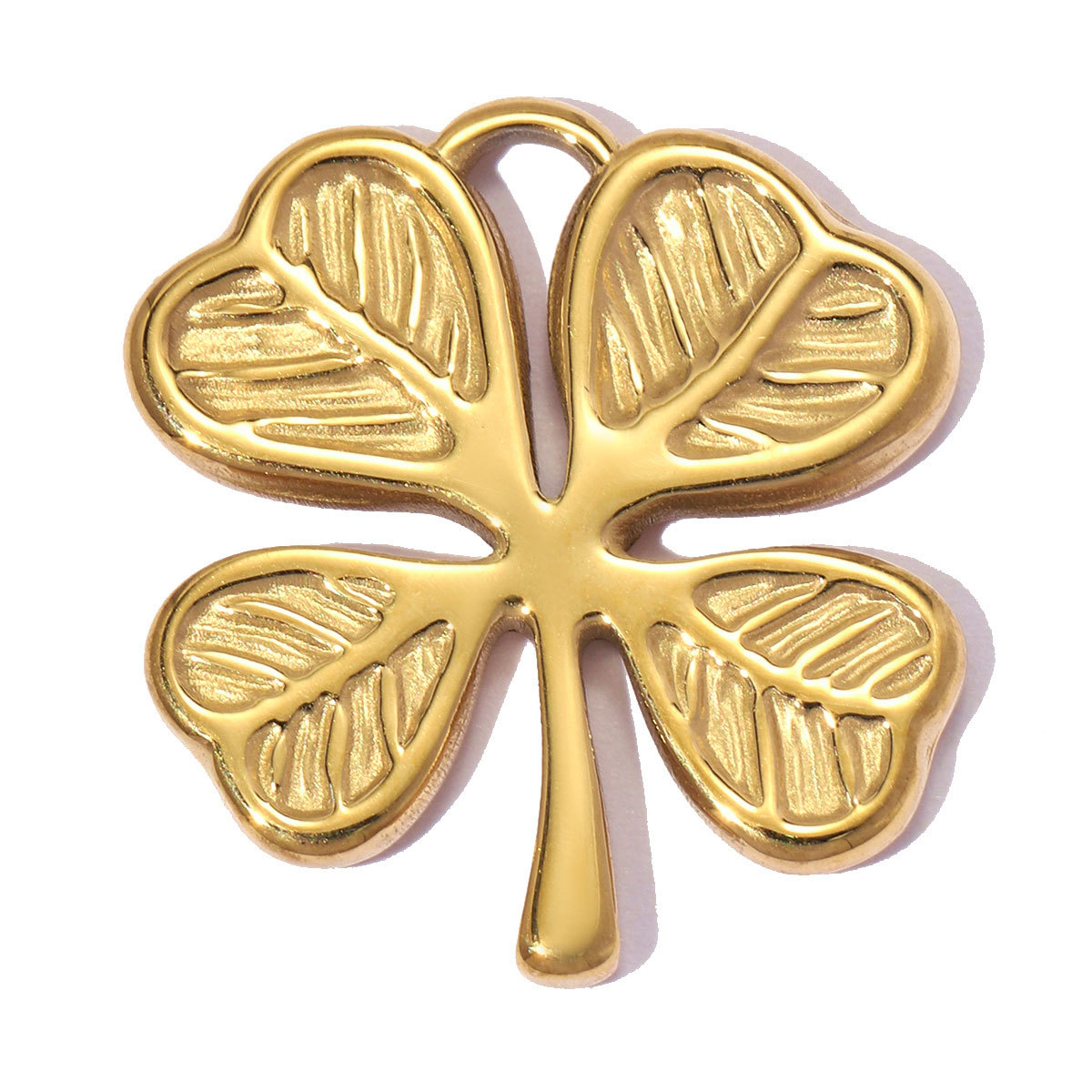 6pcs/pack Stainless Steel Cood Karma  Lucky Poker DIY Charms Bell Tower Clover Necklace Pendants Woman Coffee Cup Jewelry Wholesale