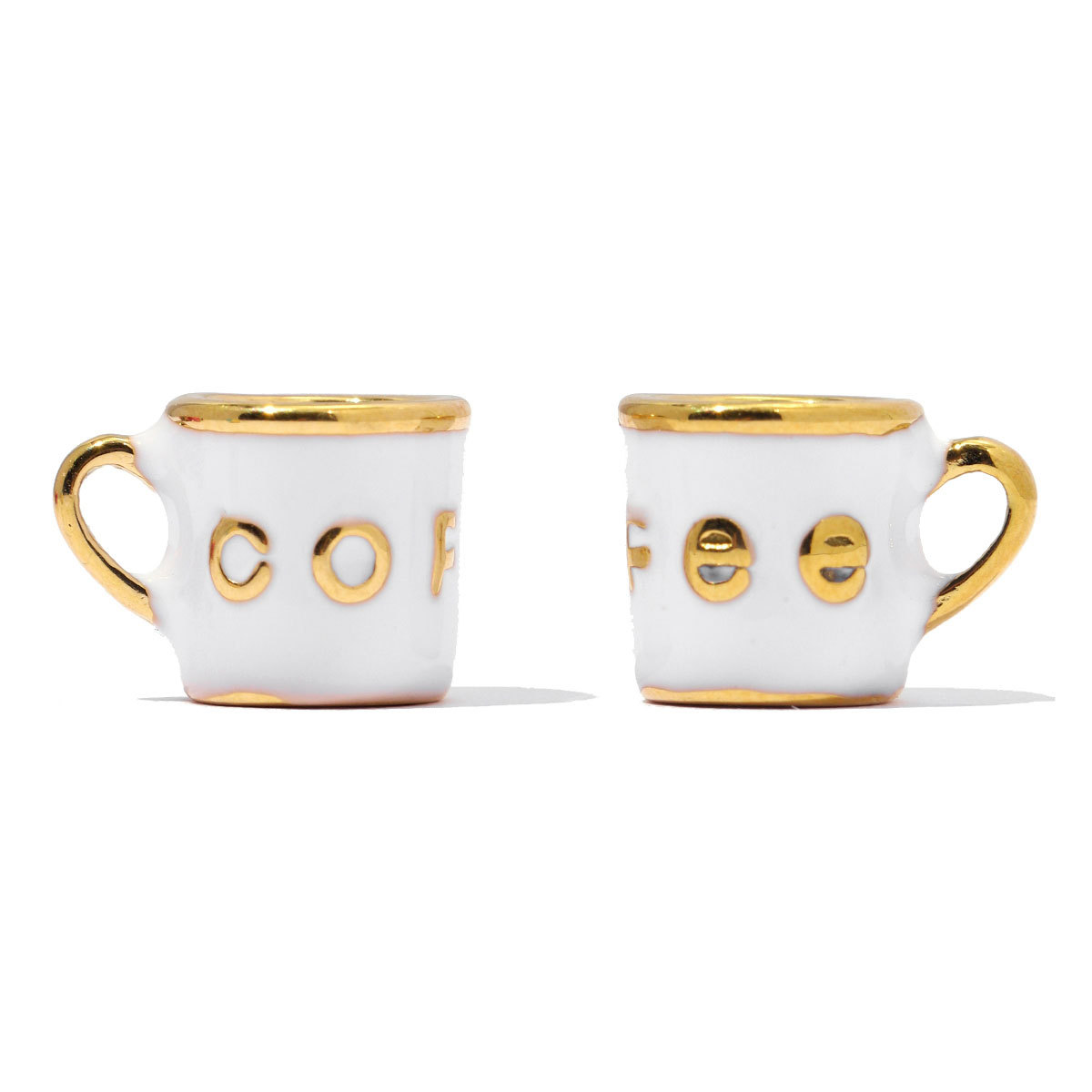 6pcs/pack Stainless Steel Cood Karma  Lucky Poker DIY Charms Bell Tower Clover Necklace Pendants Woman Coffee Cup Jewelry Wholesale