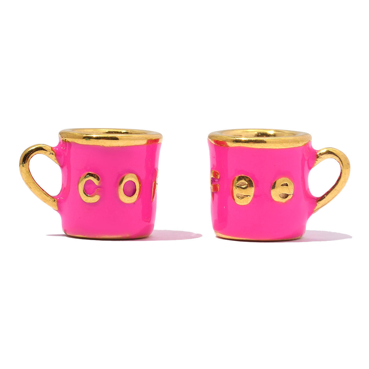 6pcs/pack Stainless Steel Cood Karma  Lucky Poker DIY Charms Bell Tower Clover Necklace Pendants Woman Coffee Cup Jewelry Wholesale