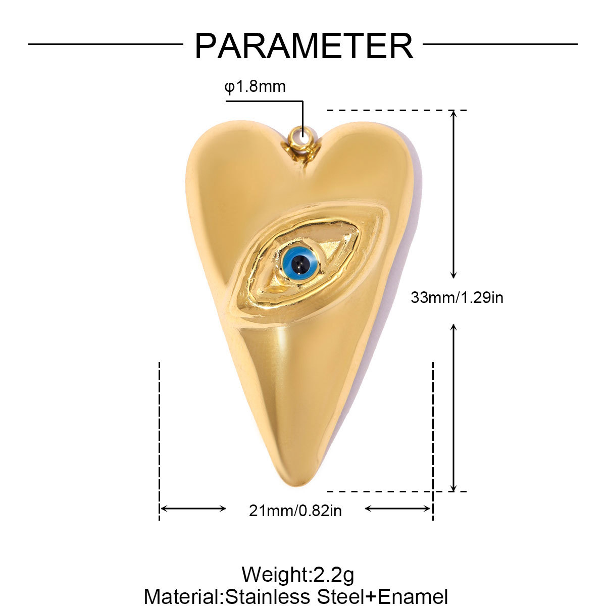 6pcs/pack Stainless Steel Rhinestone Skull DIY Earring Charms Geometric Square Necklace Pendants Woman Eye Heart Jewelry Wholesale