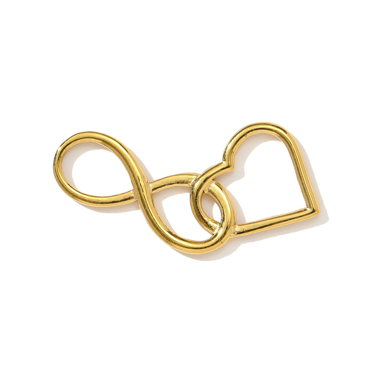 6pcs/pack Stainless Steel 3D The Triumphal Arch Lovers Pendants Boot Heart Eye DIY Charms Women French Love Dog Dream Jewelry