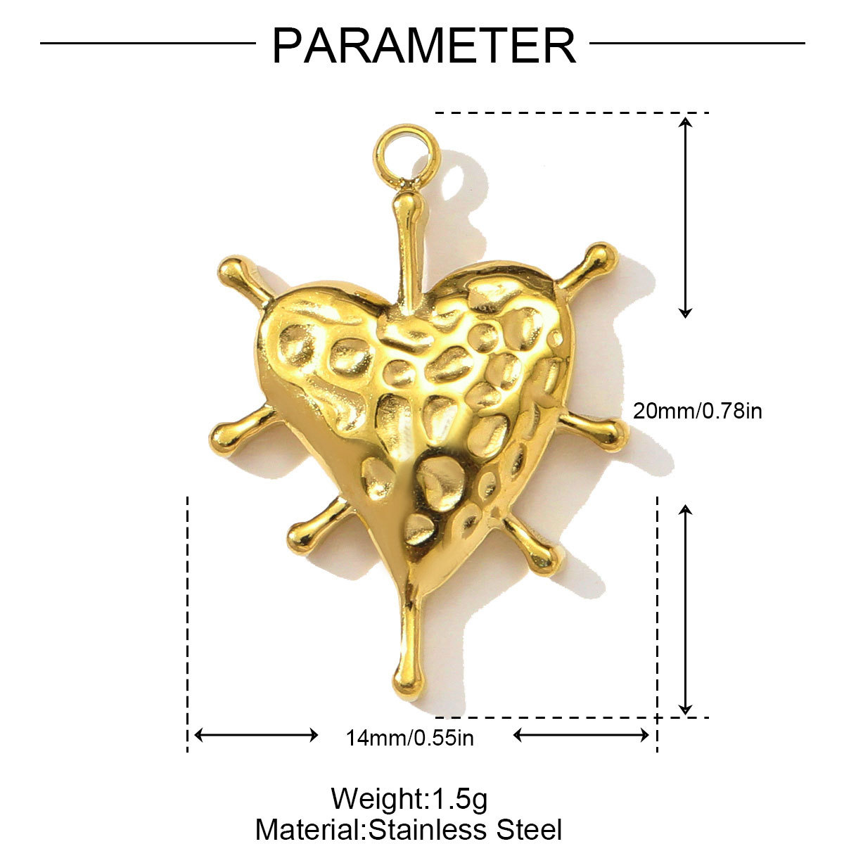 6pcs/pack Stainless Steel Rhinestone Dial Moon Heart Pendants Pliers Earphones DIY Bracelet Charms Women House Airplane Jewelry