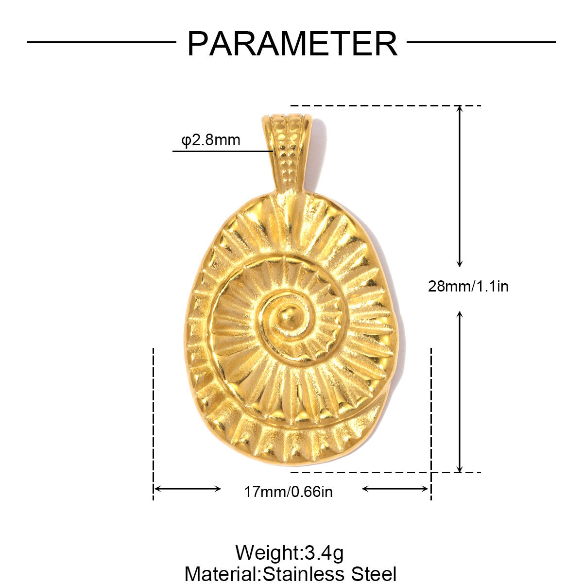 6pcs/pack Stainless Steel Conch Horseshoe DIY Earring Charms Enamel Angel Necklace Pendants Women 3D Sailboat Jewelry Wholesale