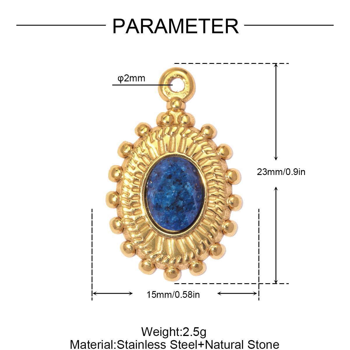 6pcs/pack Stainless Steel Rhinestone Square DIY Earring Charms Powder Crystal Pea Necklace Pendants Women Heart Star Jewelry Wholesale