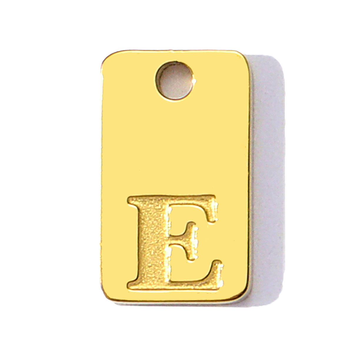 6pcs/pack Stainless Steel Square Tag A-Z Letters Charms Alphabet Small Pendant for Women DIY Jewelry Bracelet Making