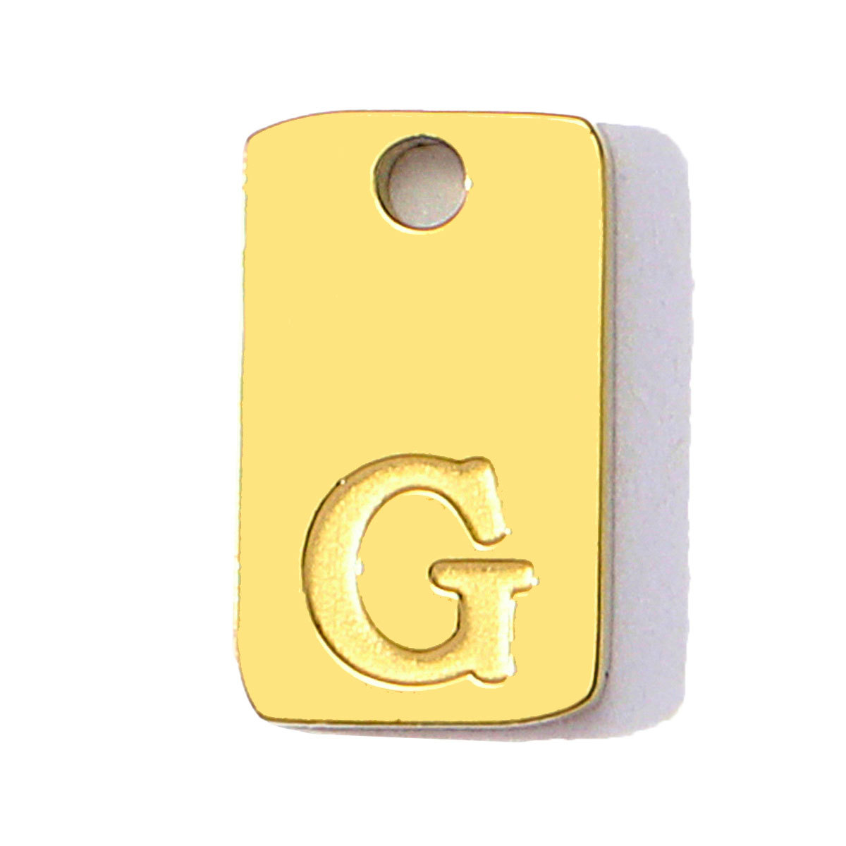 6pcs/pack Stainless Steel Square Tag A-Z Letters Charms Alphabet Small Pendant for Women DIY Jewelry Bracelet Making