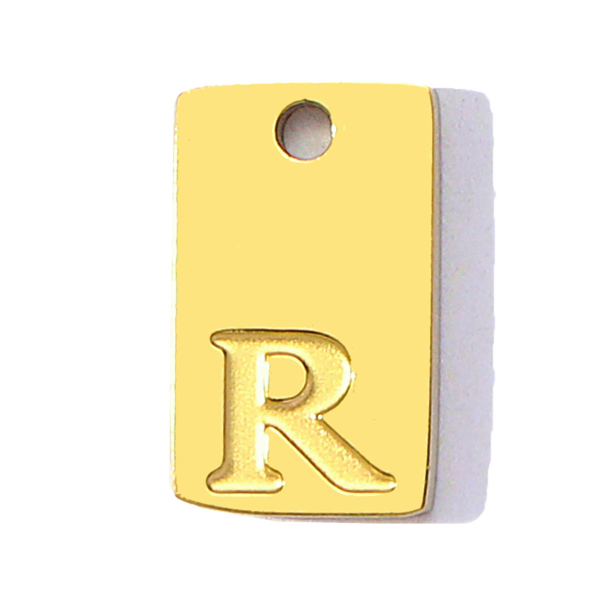 6pcs/pack Stainless Steel Square Tag A-Z Letters Charms Alphabet Small Pendant for Women DIY Jewelry Bracelet Making