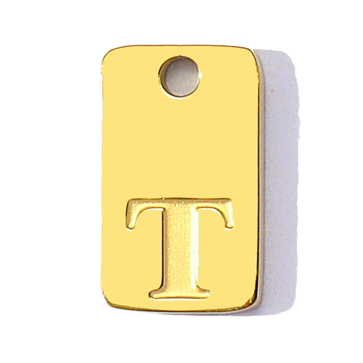 6pcs/pack Stainless Steel Square Tag A-Z Letters Charms Alphabet Small Pendant for Women DIY Jewelry Bracelet Making