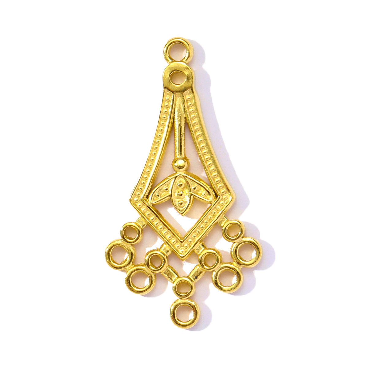 6pcs/pack Geometry Stainless Steel Fan Waterdrop Butterfly Heart Pendants for Women DIY Jewelry Earring Making Wholesale