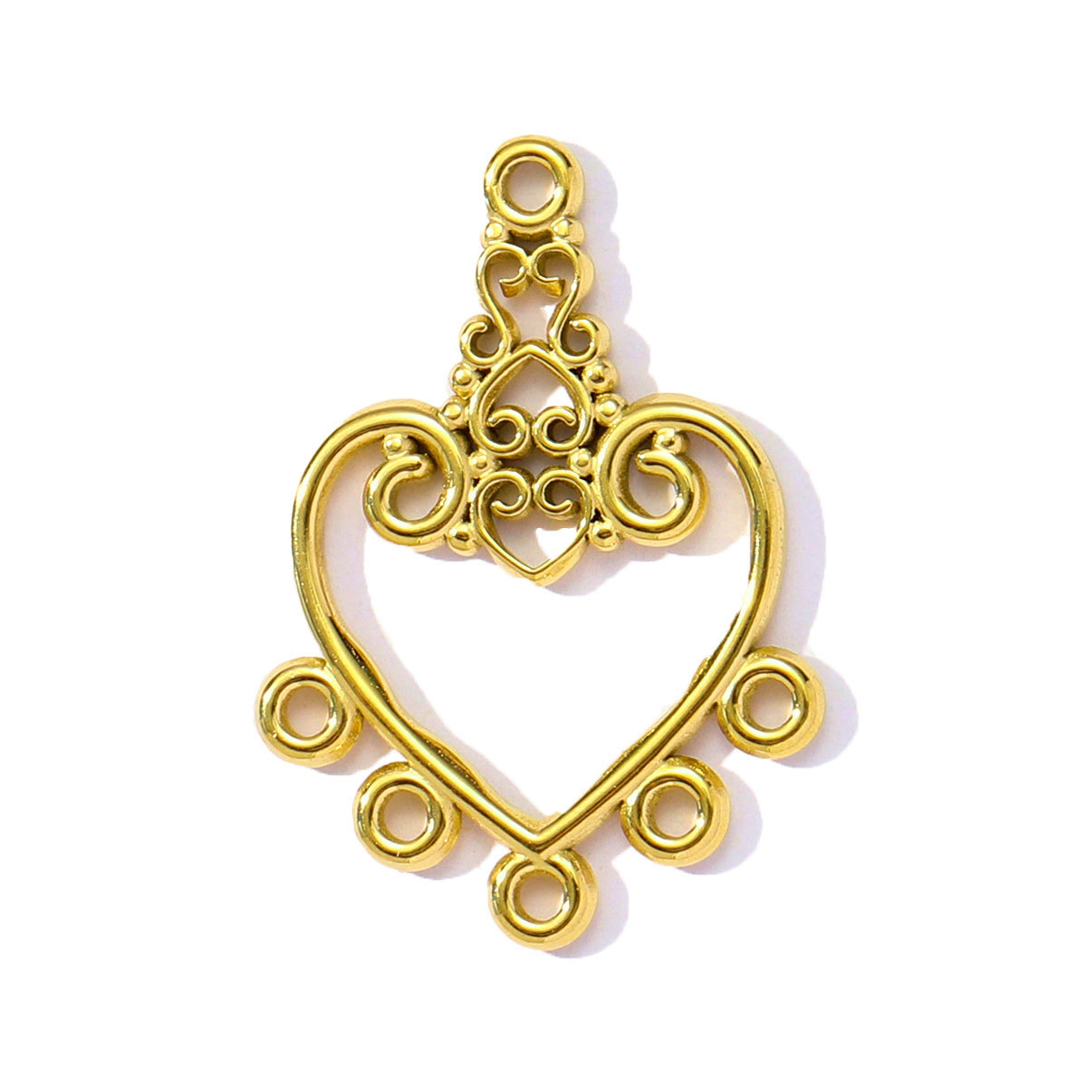 6pcs/pack Geometry Stainless Steel Fan Waterdrop Butterfly Heart Pendants for Women DIY Jewelry Earring Making Wholesale