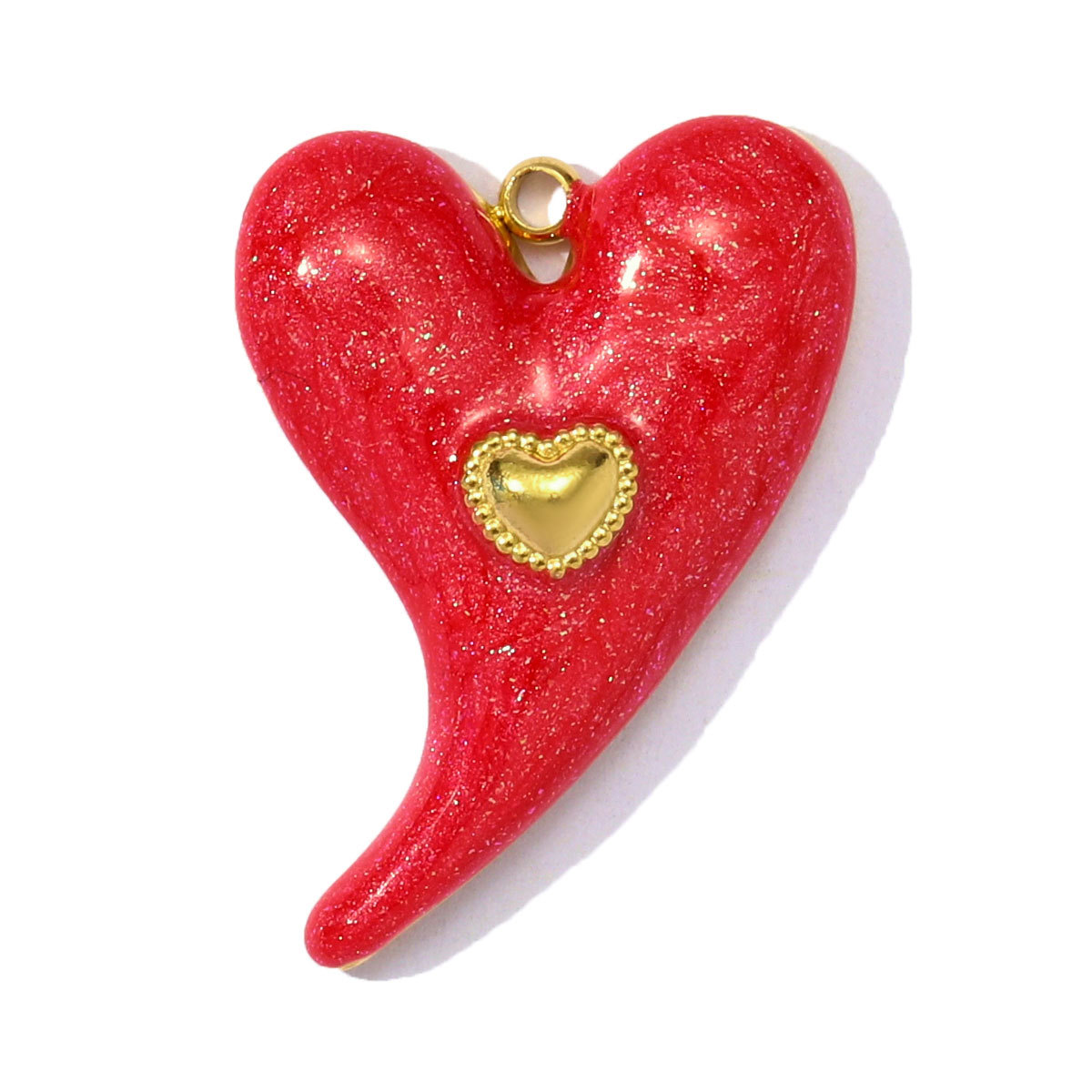 6pcs/pack Wholesale Stainless Steel Enamel Star Moon Heart Pendants Evil Eye DIY Charms Women Jewelry Necklace Making
