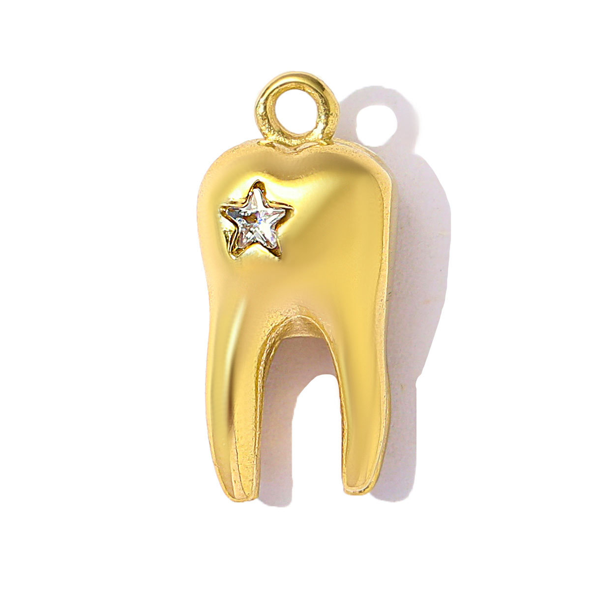 6pcs/pack Cross Human Face Mask Stainless Steel Horseshoe teeth Pendants for Women DIY Jewelry Necklace Making Charms