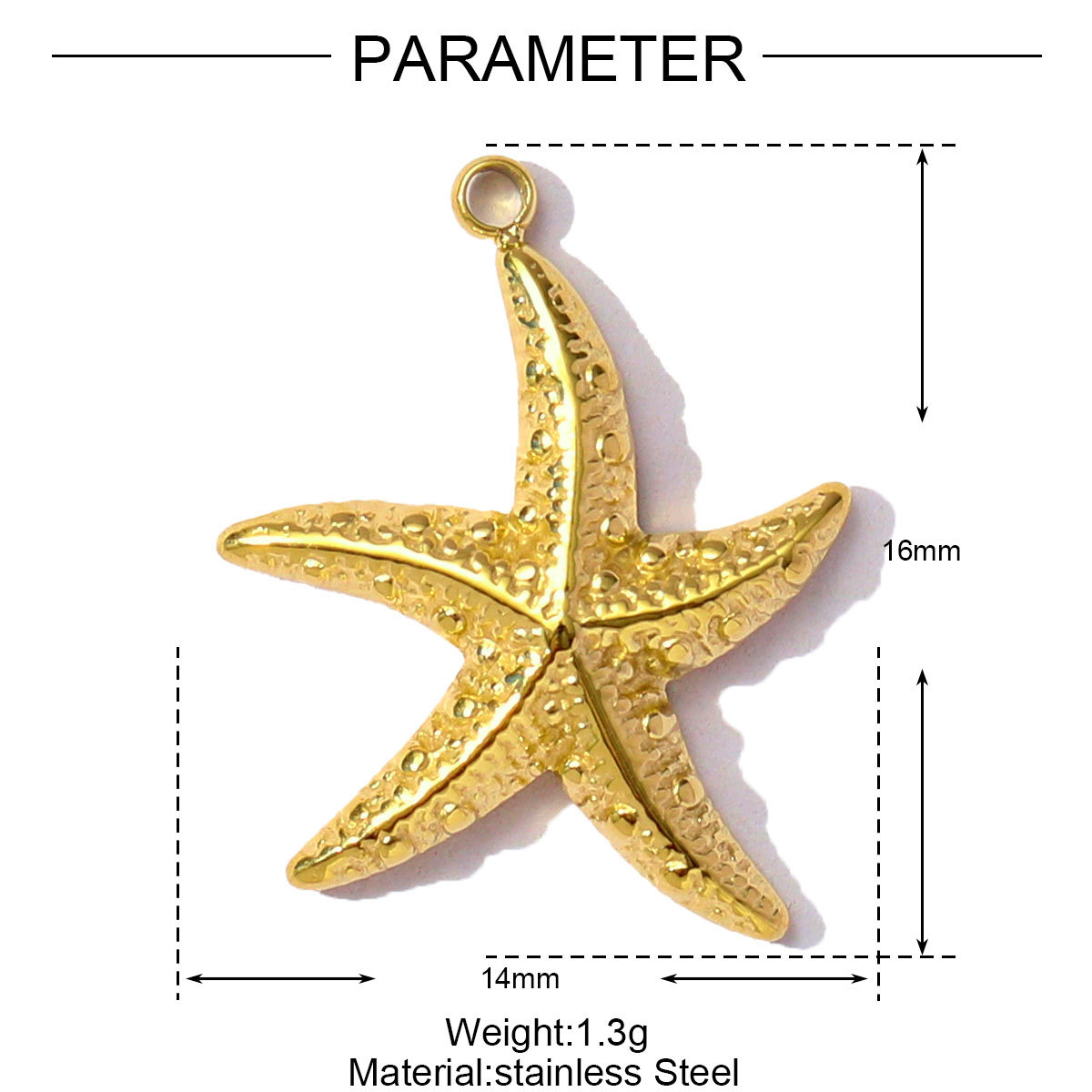 6pcs/pack Stainless Steel Enamel Starfish Snakehead Crab Pendants Elephant Cherry Charms for Women DIY Jewelry Necklace Bracelet Making