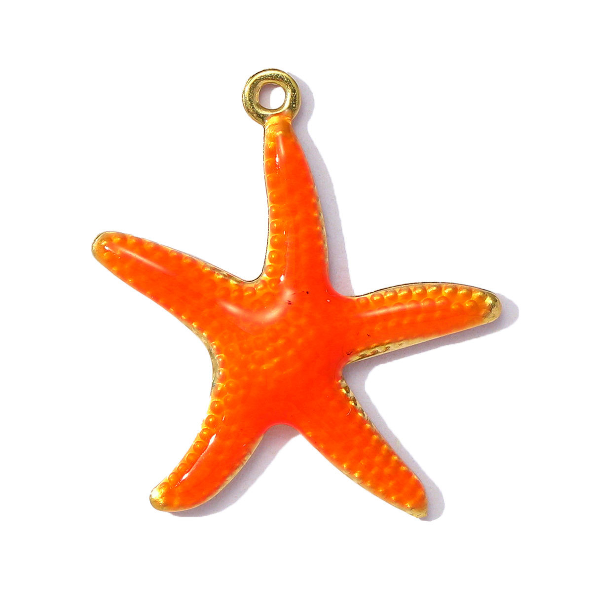 6pcs/pack Stainless Steel Enamel Starfish Snakehead Crab Pendants Elephant Cherry Charms for Women DIY Jewelry Necklace Bracelet Making