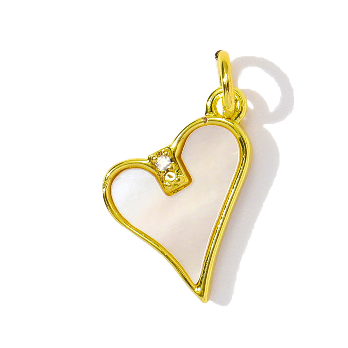 6pcs/pack Copper Cubic Zircon Enamel Heart Hexagram Diy Charms Women Cross Turtle Star Necklace Pendants Heart Jewelry Wholesale