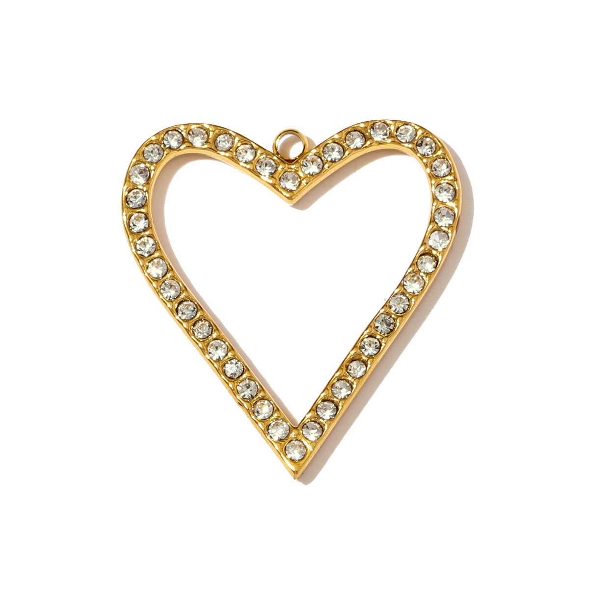 6pcs/pack Fashion Stainless Steel Pharaoh of Egypt Necklace Pendants Eye Hamsa Hand DIY Charms Women Moon Heart Jewelry Wholesale