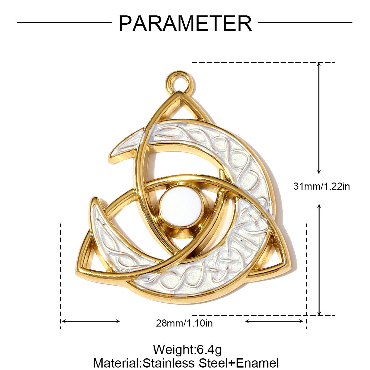 6pcs/pack Fashion Stainless Steel Pharaoh of Egypt Necklace Pendants Eye Hamsa Hand DIY Charms Women Moon Heart Jewelry Wholesale