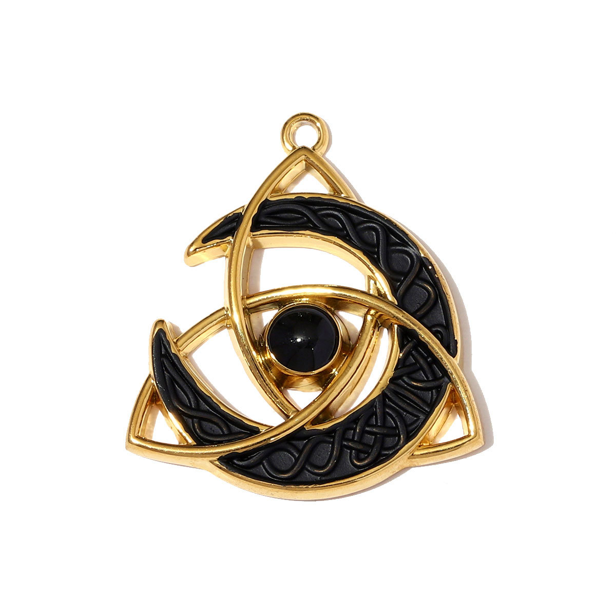 6pcs/pack Fashion Stainless Steel Pharaoh of Egypt Necklace Pendants Eye Hamsa Hand DIY Charms Women Moon Heart Jewelry Wholesale